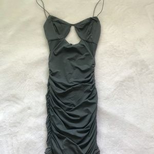 Tiger Mist Tavi Bodycon Dress in Steel